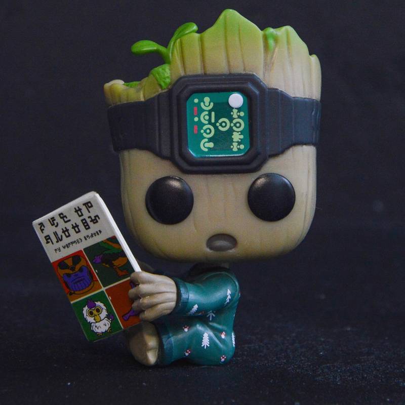 Фігурка Funko POP! GROOT IN ONESIE WITH BOOK / ФАНКО ПОП Я Є ГРУТ, рис. 0
