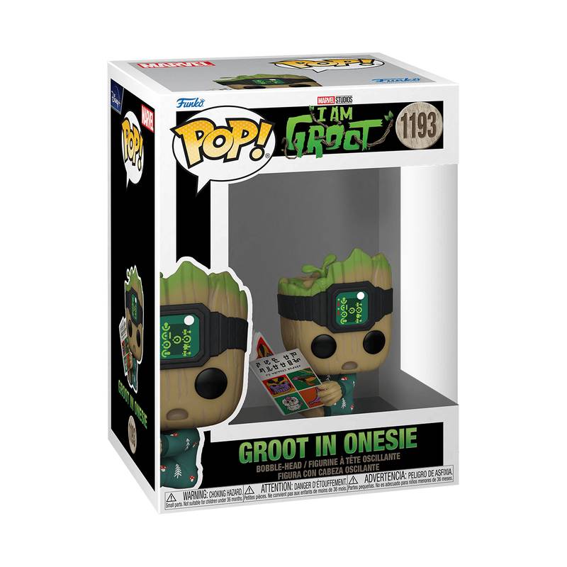 Фігурка Funko POP! GROOT IN ONESIE WITH BOOK / ФАНКО ПОП Я Є ГРУТ, рис. 2