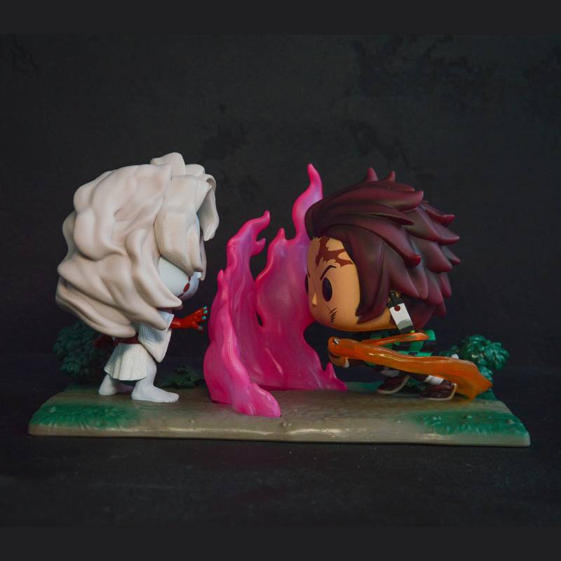 Фигурка Funko POP! MOMENT TANJIRO VS. RUI - DEMON SLAYER / ФАНКО ПОП КЛИНОК, РАССЕКАЮЩИЙ ДЕМОНОВ - ТАНДЗИРО ПРОТИВ РУИ, рис. 0