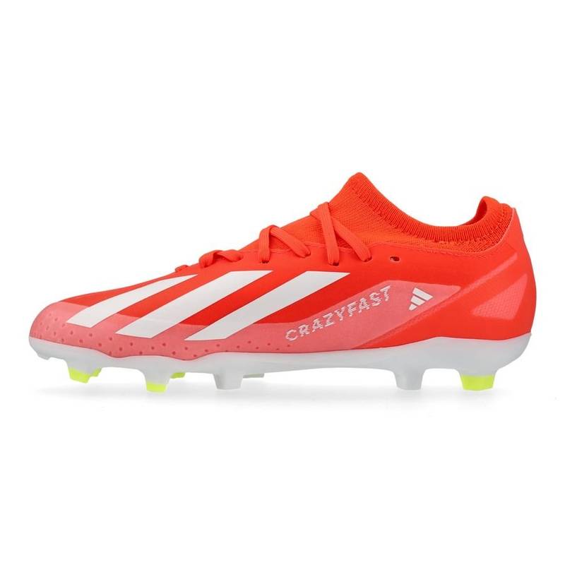 Детские красные бутсы Adidas X Crazyfast League Firm Ground FG IF0693, рис. 1