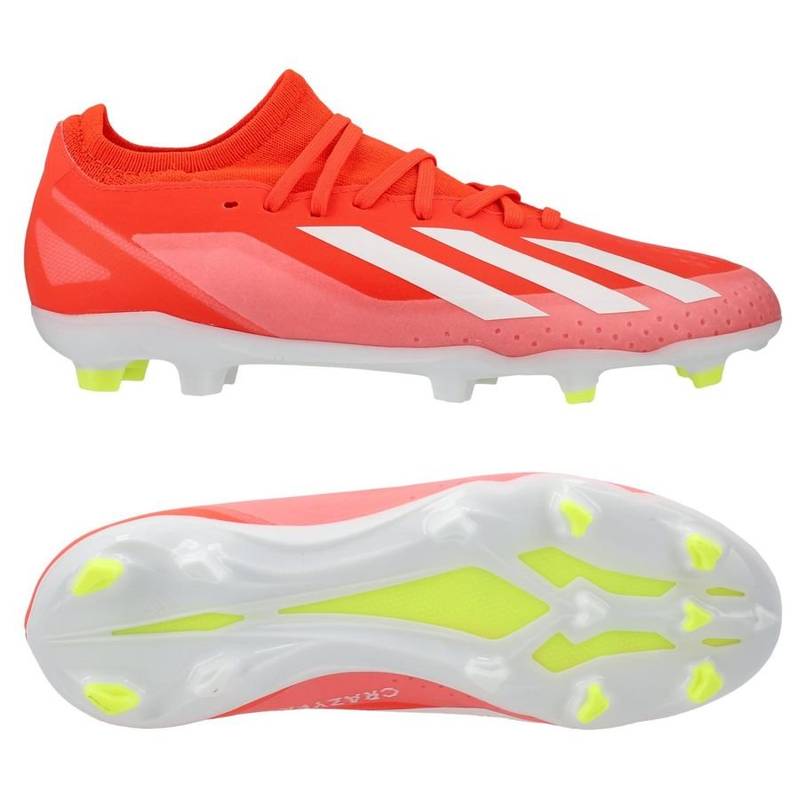 Детские красные бутсы Adidas X Crazyfast League Firm Ground FG IF0693, рис. 0
