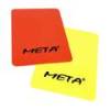 Набір карток рефері Meta Referee card set жовтий, червоний Уні 12х9 см 1910003200, прев. 0