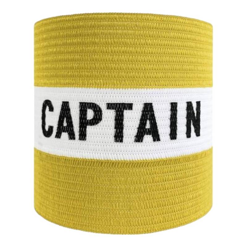 Пов'язка капітанська Meta Armband Striped Junior жовтий, білий УНІ OFSM 1901200002am, рис. 0