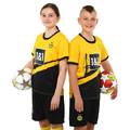 Форма футбольная детская с символикой футбольного клуба BORUSSIA DORTMUND домашняя 2024 CO-6264 6-14 лет желтый-черный, прев. 0