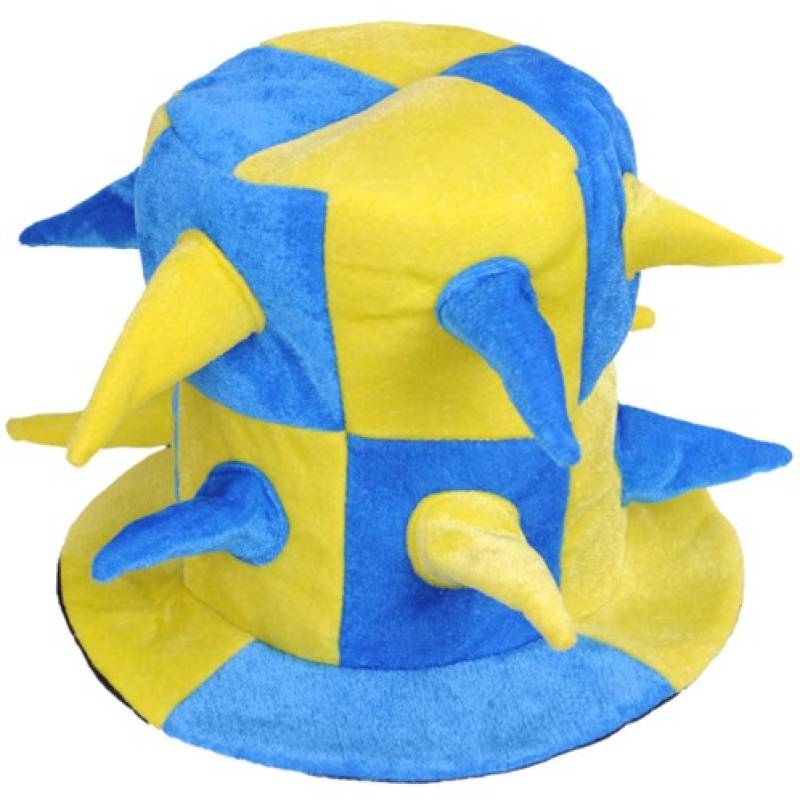 Шапка-фан циліндр Ukraine з рожками для фаната LF25-10 FAN2022-12, рис. 0