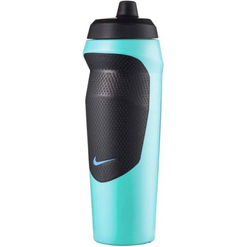 Пляшка для води Nike HYPERSPORT BOTTLE 20 OZ 600 ml м'ятно-чорна N.100.0717.398.20, рис. 0