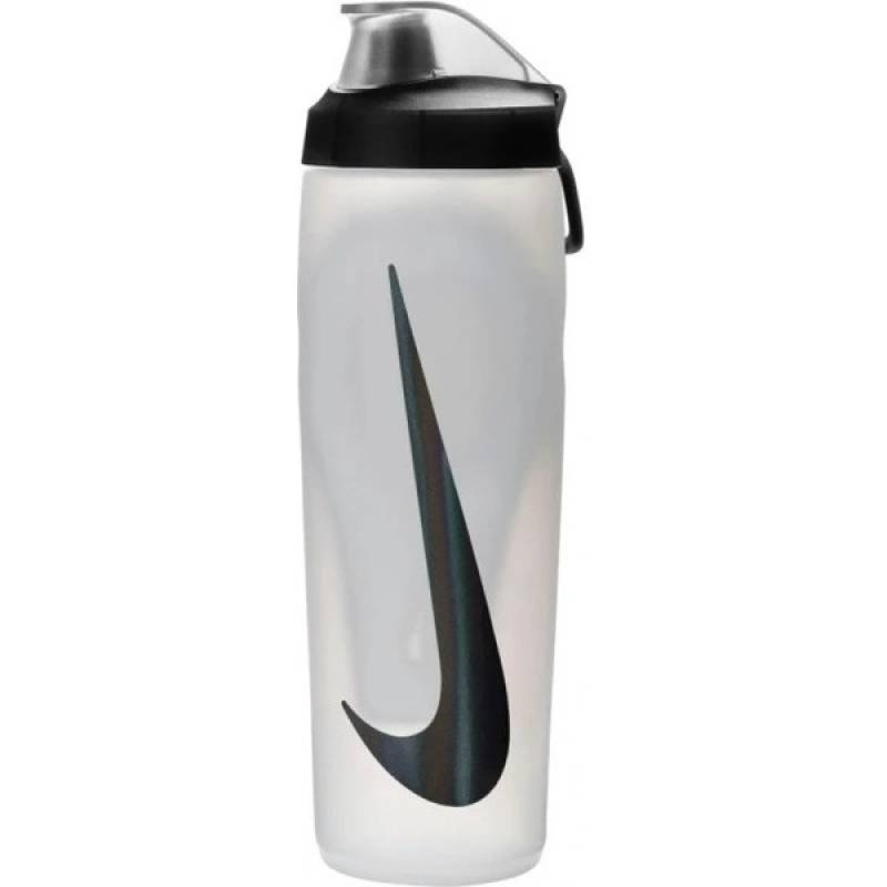 Бутылка для воды Nike REFUEL BOTTLE LOCKING LID 24 OZ 709 мл белая N.100.7668.125.24, рис. 0