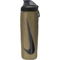 Бутылка для воды Nike REFUEL BOTTLE LOCKING LID 24 OZ 709 мл золотая N.100.7668.728.24, прев. 0