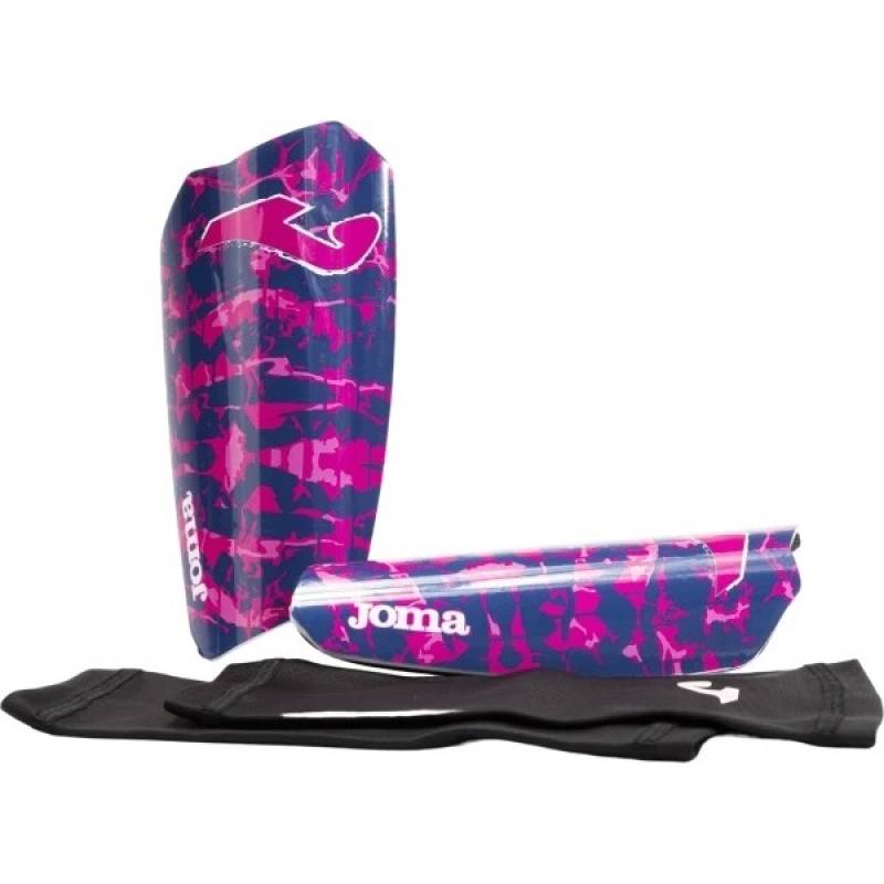 Щитки футбольні Joma SPARTAN рожево-темно-сині 401489.305, рис. 0