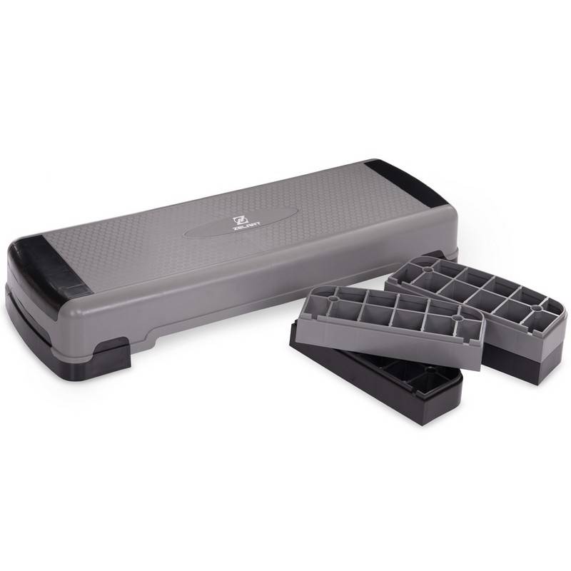 Степ-платформа Zeart 0,5x32,5x15-25см серо-черный FI-2585, рис. 1