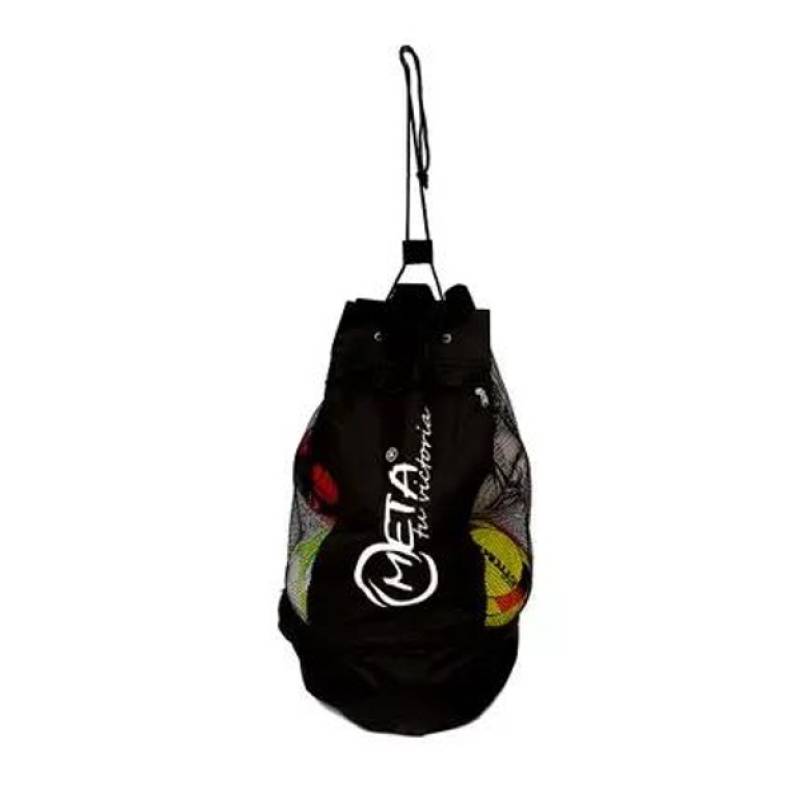 Сумка - мішок для м'ячів Meta Soccer Ball Bag чорний 10-12 м'ячів 1912150210, рис. 0