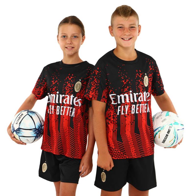 Форма футбольна дитяча із символікою футбольного клубу AC MILAN домашня 2024 CO-7192, рис. 0