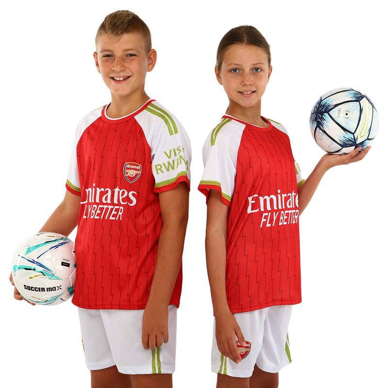Форма футбольна дитяча із символікою футбольного клубу ARSENAL домашня 2024 CO-7180, рис. 0