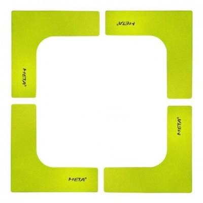 Набор плоских фишек Meta Flat Set of 4 зеленый 25х25 см 4004000100