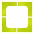 Набір плоских фішок Meta Flat Set of 4 зелений 25х25 см 4004000100, прев. 0