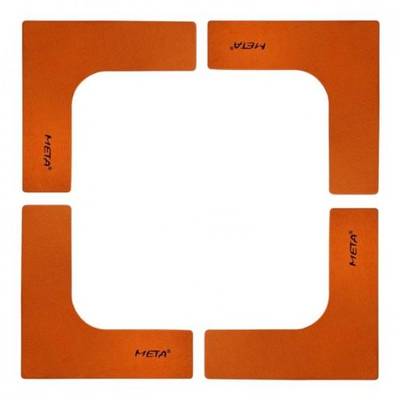 Набор плоских фишек Meta Flat Set of 4 оранжевый 25х25 см 4004000101