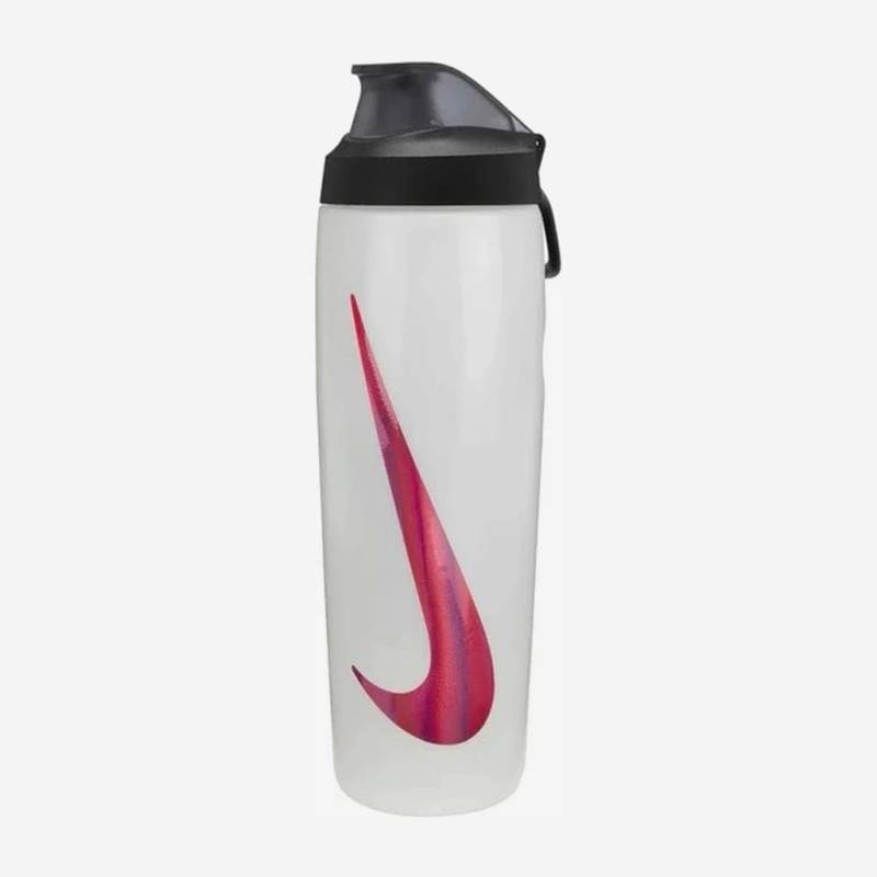 Бутылка для воды Nike REFUEL BOTTLE LOCKING LID 24 OZ 709 мл бело-красная N.100.7668.143.24, рис. 0