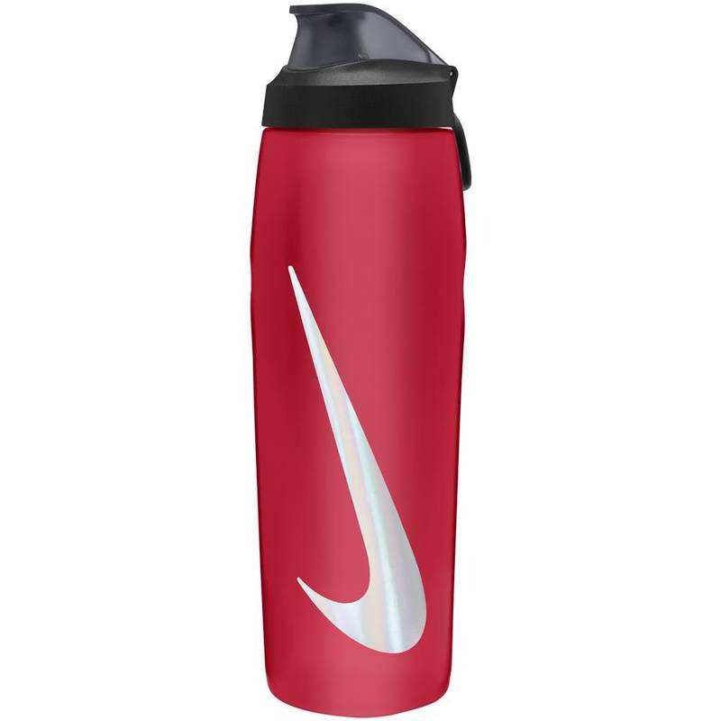Пляшка для води Nike Refuel Bottle Locking LID 24 N.100.7668.640.24 Червоно-чорно-сріблястий, рис. 0