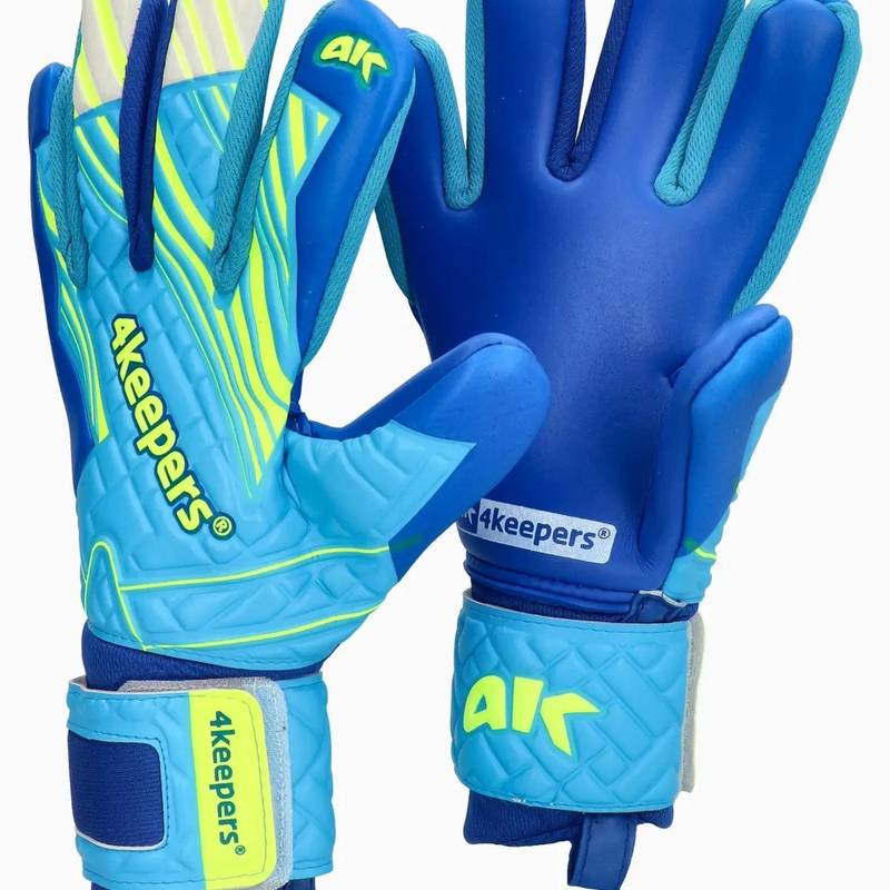 Дитячі воротарські рукавички 4keepers блакитний SOFT-AZUR-NC, рис. 0