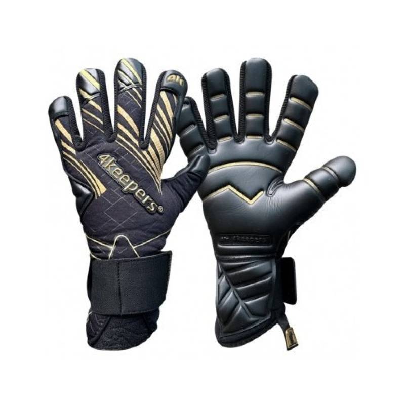 Детские вратарские перчатки 4keepers черный SOFT-ONYX-NC, рис. 0