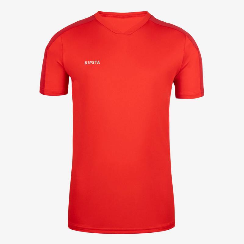 Дитяча футболка з короткими рукавами Essential KIPSTA червона 8817146, рис. 0