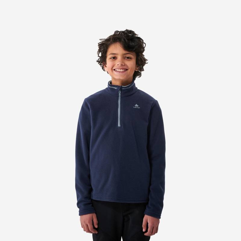 Кофта флисовая детская QUECHUA синяя MH100 966795, рис. 1