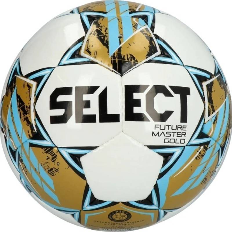 Футзальний м'яч Select FUTURE MASTER GOLD V24 біло-блакитно-золотий 385341-565, рис. 0