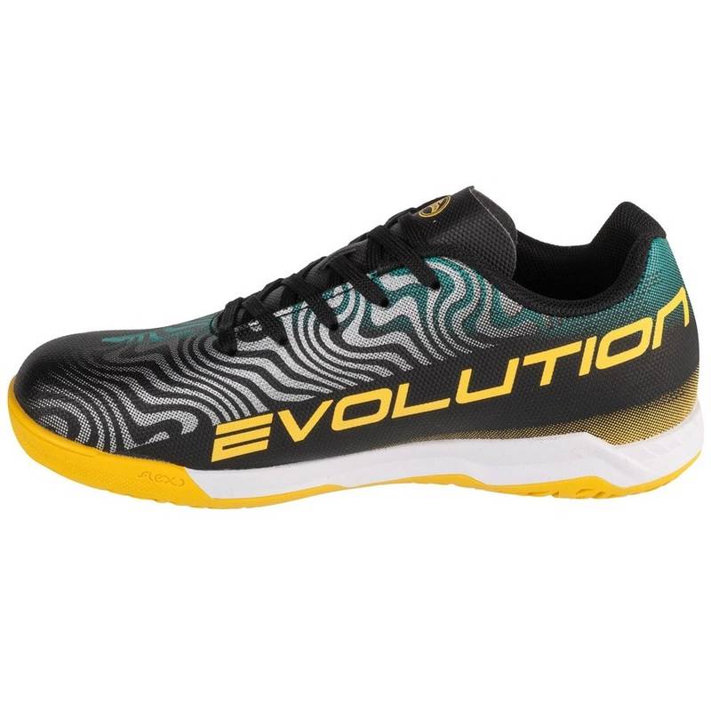 Футзалки детские Joma EVOLUTION JR черно-голубо-желтые EVJW2401IN, рис. 1