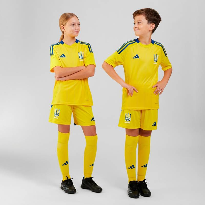 Домашні шорти Ukraine 24 Kids Adidas Performance IP2185, рис. 1