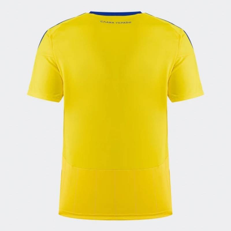 Футболка збірної України по футболу Adidas UKRAINE сезон 24/25 IK2251 (жовта), рис. 2