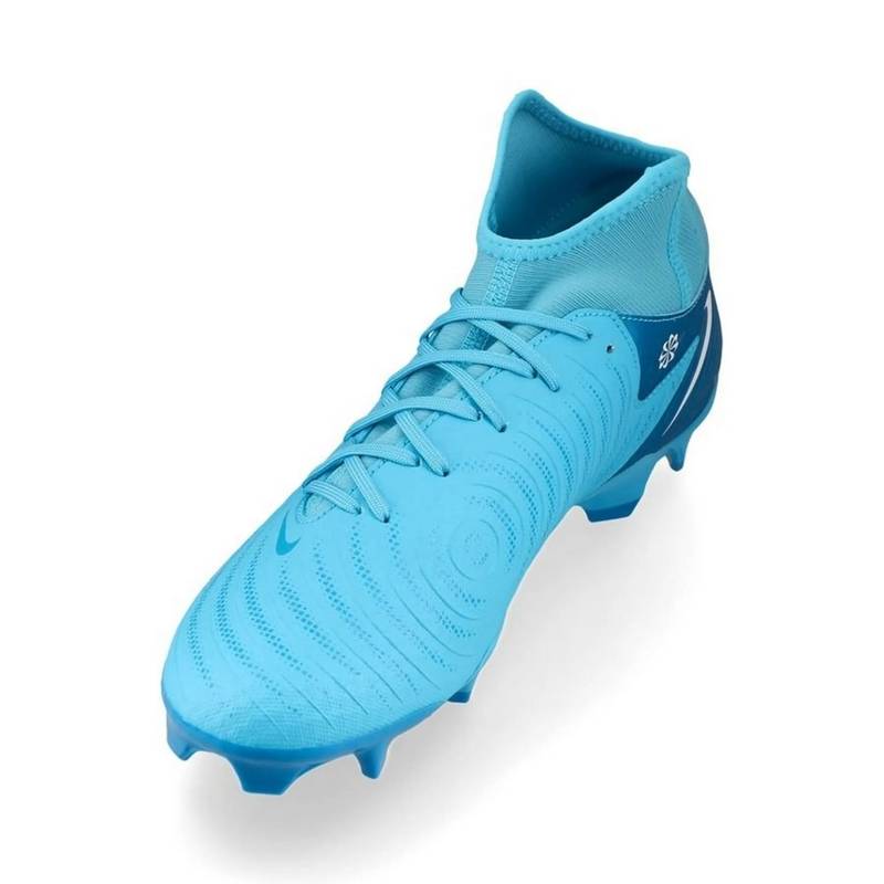 Футбольные бутсы Nike PHANTOM LUNA II ACADEMY FG/MG голубые FD6725-400, рис. 3