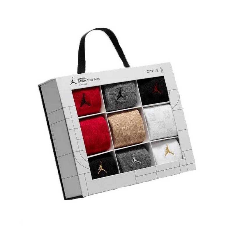 Набор носков Nike Jordan Holiday Crew Gift Box (9 пар) BJ0729-R78, рис. 0
