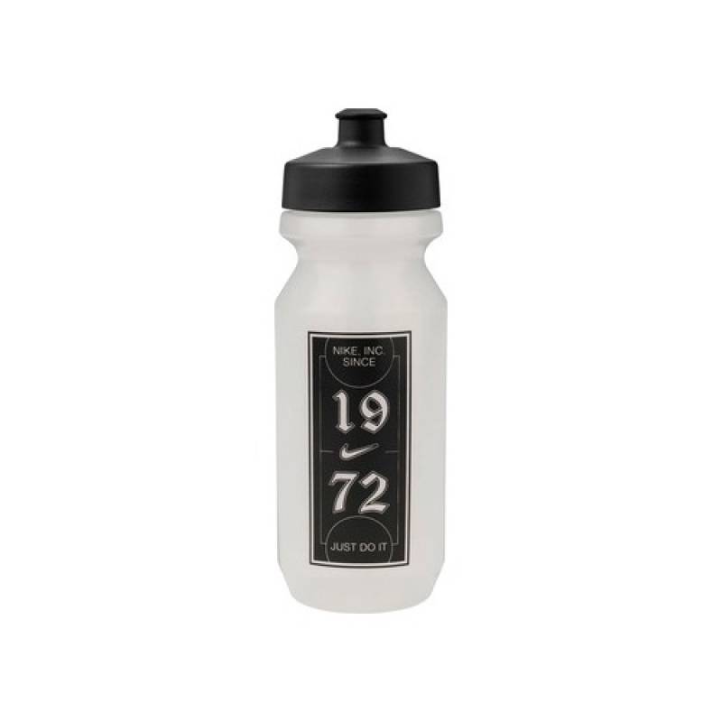 Пляшка для води Nike Big Mouth Bottle 2.0 650 мл чорна, сіра N.000.0043.911.22, рис. 0