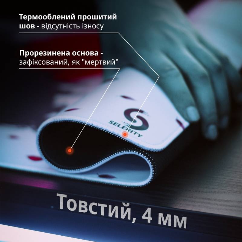 Ігровий килимок для миші 900x400x4мм Demon slayer Клинок розсікаючий демонів | Водостійка геймерська поверхня Selerity mp01ds, рис. 2