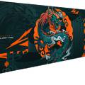 Игровой коврик для мыши 900x400x4мм Tatsu Dragon | Водостойкая геймерская поверхность Selerity mp01td, прев. 0