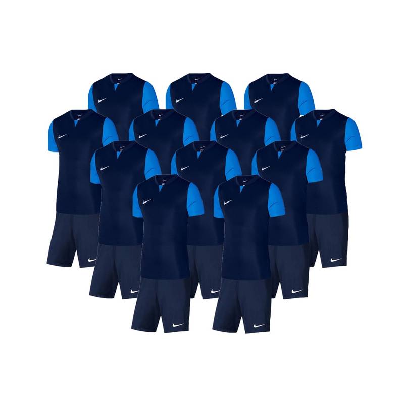 Футбольная форма для команд Nike Trophy 2025 DR0933-410+BV6855-410 12 комплектов, рис. 0