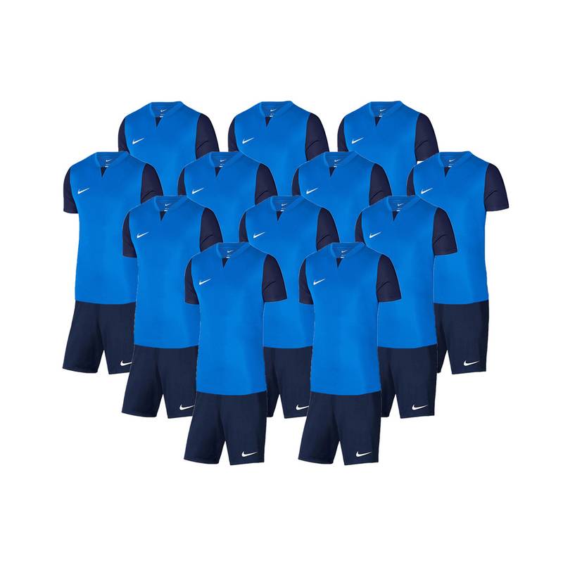Футбольная форма для команд Nike Trophy 2025 DR0933-463+BV6855-410 12 комплектов, рис. 0