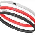 Повязки на голову Adidas HAIRBANDS 3PK белая, красная, черная (3 штуки) ADAC-16200-NL, прев. 0