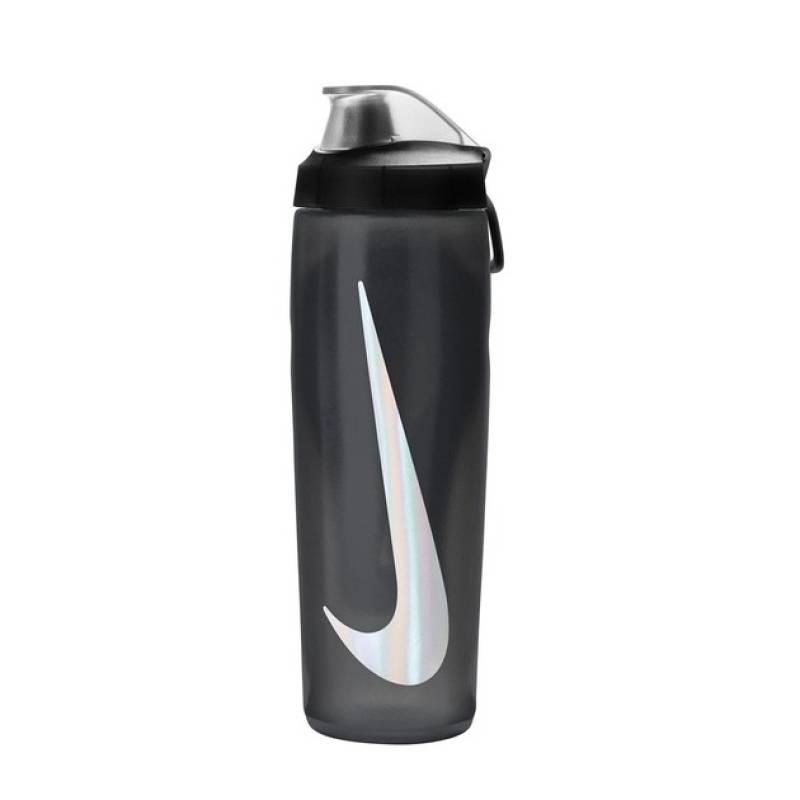 Бутылка для воды Nike REFUEL BOTTLE LOCKING LID 24 OZ 709 мл черная N.100.7668.054.24, рис. 0
