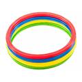 Кольца спортивные набор D44 K044-10-4  (зеленый, желтый, синий, красный, черный по 2шт), прев. 0