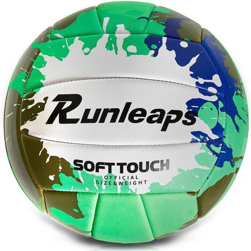 Волейбольный мяч Runleaps Green Blue Runleaps GB, рис. 0