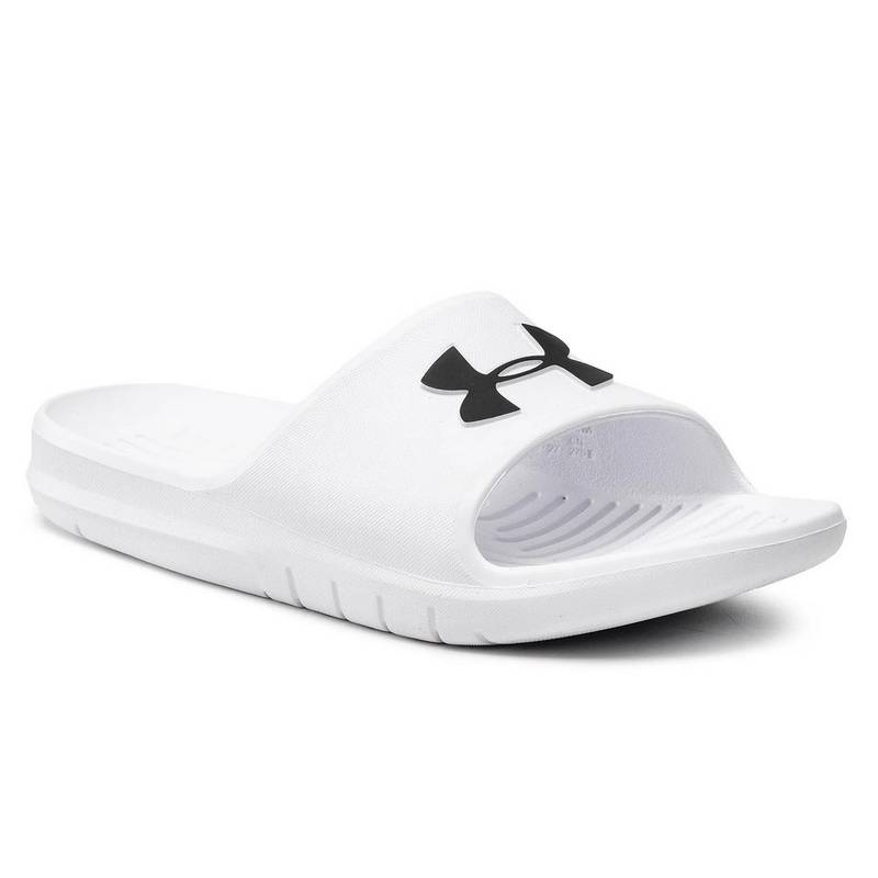 Чоловічі шльопанці Under Armour CORE PTH SLIDES білі 3021286-100, рис. 1