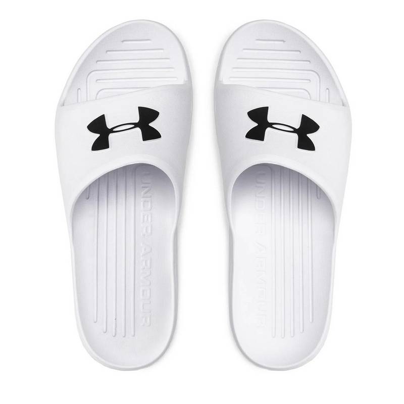 Чоловічі шльопанці Under Armour CORE PTH SLIDES білі 3021286-100, рис. 4