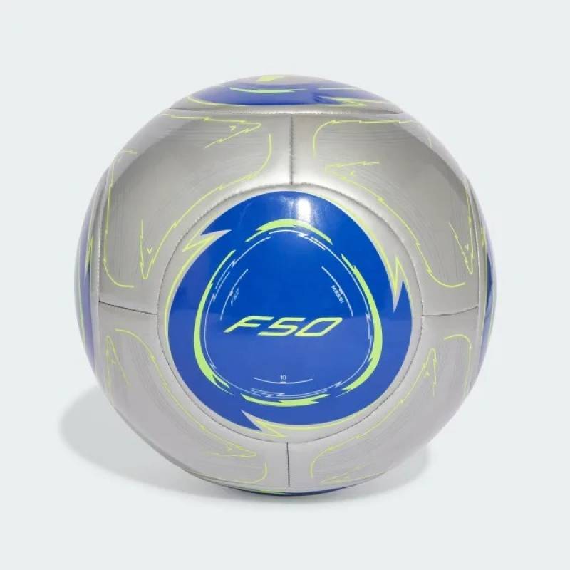 Футбольний м'яч Adidas MESSI CLUB F50 срібно-синьо-лаймовий JE6455, рис. 0