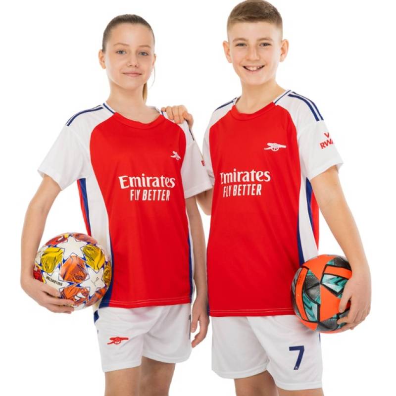 Форма футбольна дитяча з символікою футбольного клуба ARSENAL домашня 2025 CO-4608, рис. 0
