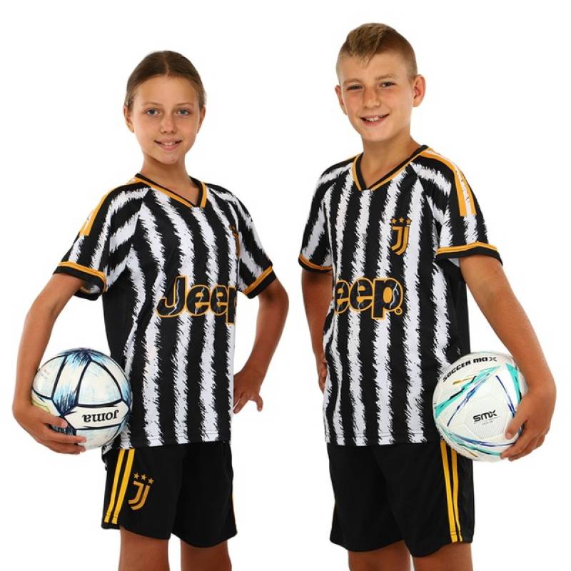 Форма футбольная детская с символикой футбольного клуба JUVENTUS домашняя 2024 CO-7193, рис. 0