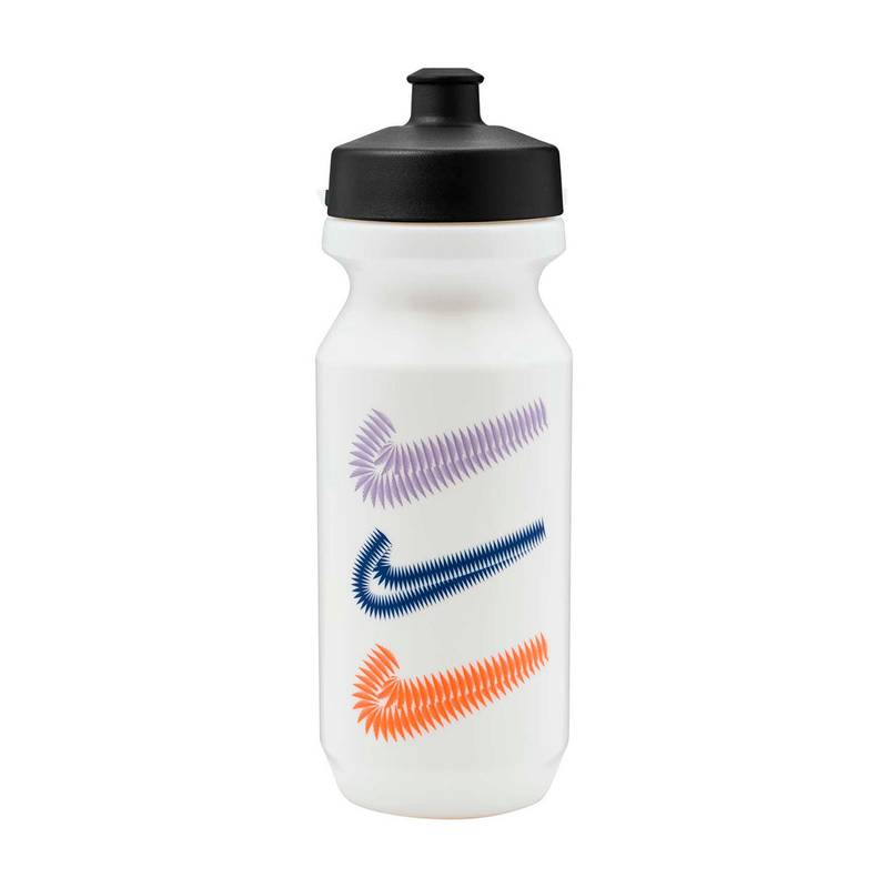 Пляшка для води Nike BIG MOUTH BOTTLE 2.0 22 OZ 650 мл біло-фіолетово-синьо-оранжева N.000.0043.138.22, рис. 0