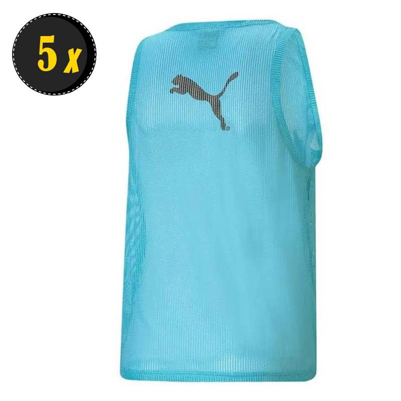 Манишка футбольная Puma Bib голубой комплект 5 шт 657251-41, рис. 0