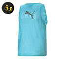 Манишка футбольная Puma Bib голубой комплект 5 шт 657251-41, прев. 0