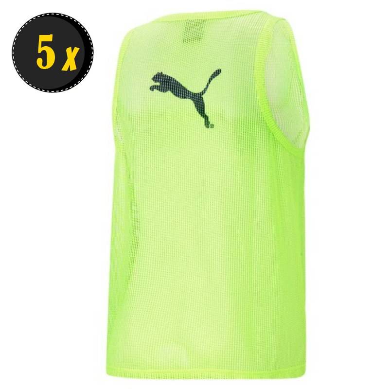 Манишка футбольная Puma Bib лаймовый комплект 5 шт 657251-42, рис. 0